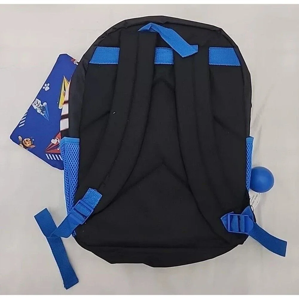 Paw Patrol Is On A Roll School Backpack W/ Side Pockets Lunch Gadget 5 Piece Set